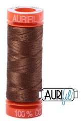 Aurifil Mako 50wt Cotton 200 m 220 yd. spool - 2372 Dark Antique Gold